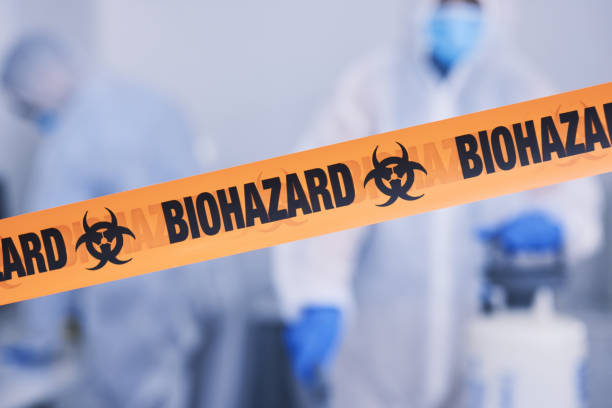 Professional Blood Cleanup technician working in Victoria, VA